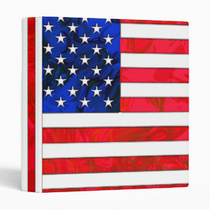 USA FLAG 1" Ring Binder