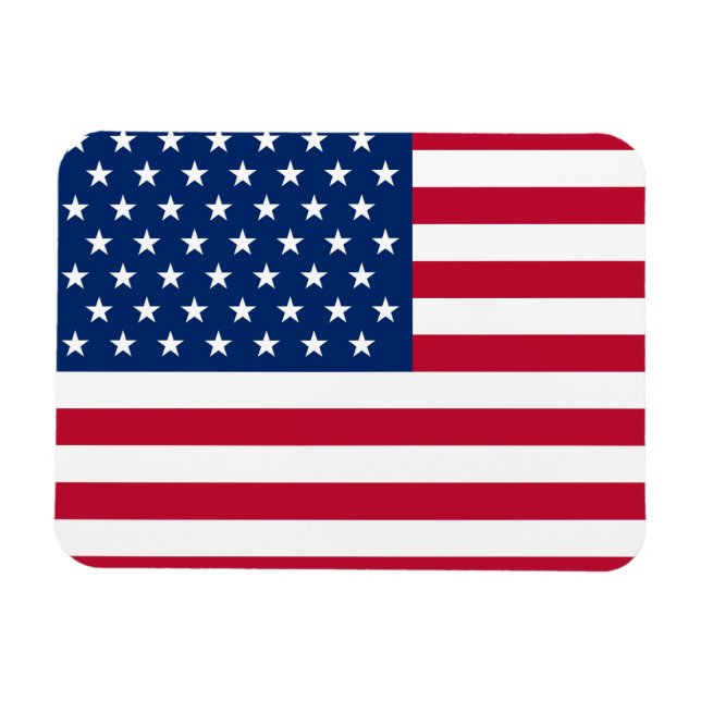 Usa Flag 3"x4" Magnet (Horizontal)