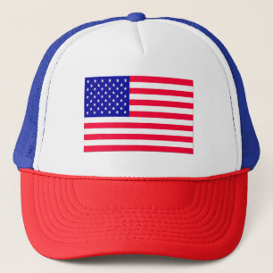 USA Flag 4th July  Trucker Hat