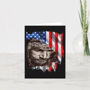 Usa Flag 4th Of July Independence Day Patriotic  Card