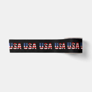 USA Flag American Flag US National Patriotic USA 4 Satin Ribbon