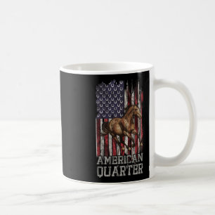 Usa Flag American Quarter Horse Lover1  Coffee Mug
