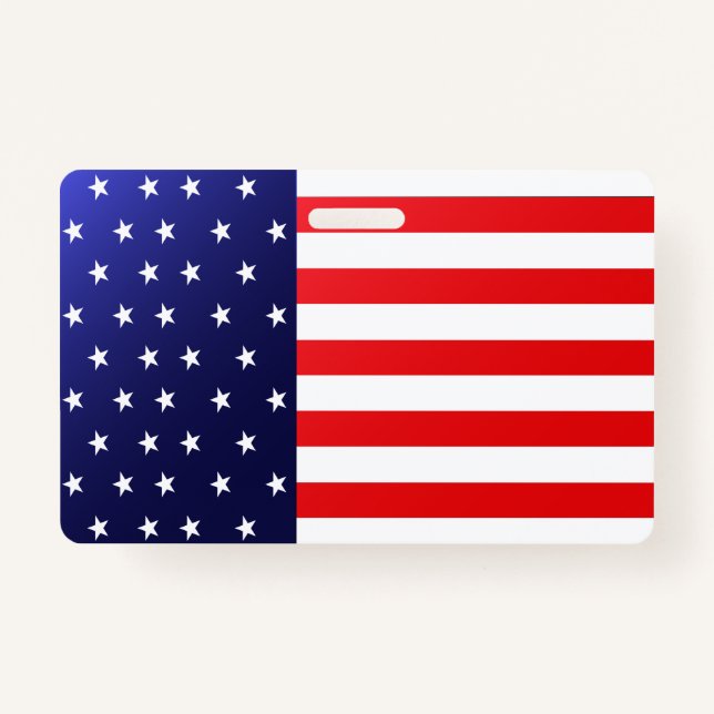 USA Flag  Badge (Front)