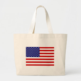 USA Flag bagjtcn Large Tote Bag