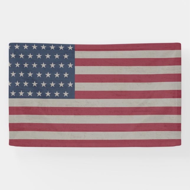 USA FLAG BANNER 4TH OF JULY (Horizontal)