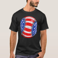 Usa Flag Baseball Patriotic 4th Of July  Baseball