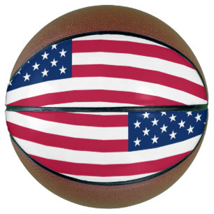 usa flag basketball
