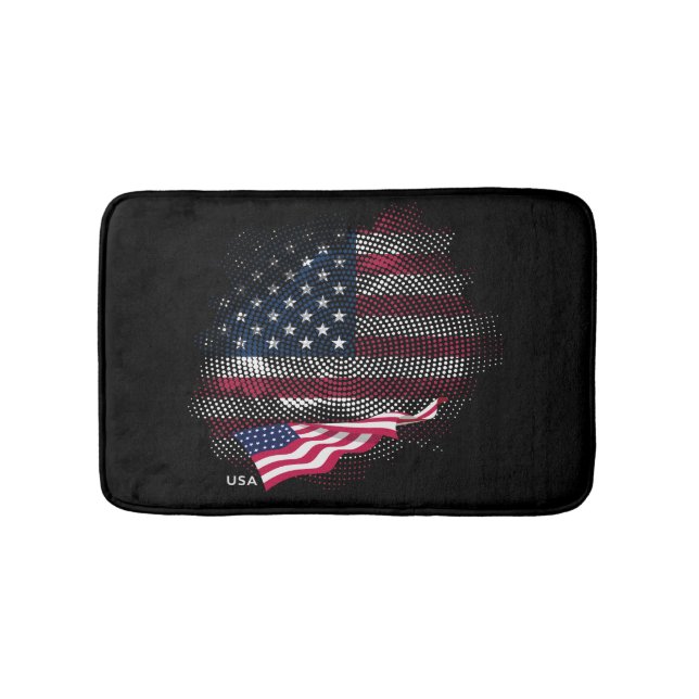 USA flag Bath Mat (Front)