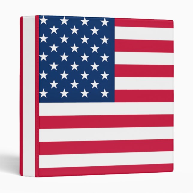 USA Flag Binder (Front/Spine)