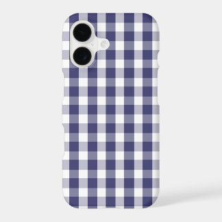 USA Flag Blue and White Gingham Checked