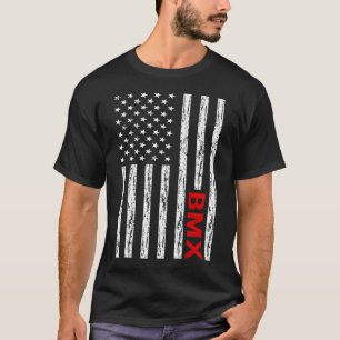 USA Flag BMX T-Shirt