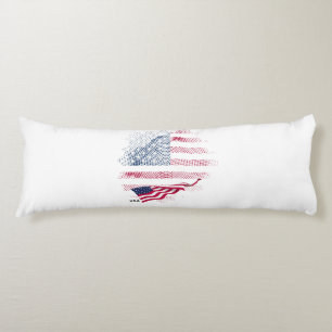USA flag Body Pillow