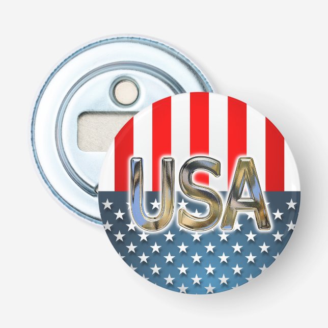 USA Flag Bottle Opener (Front)
