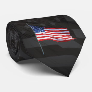 USA Flag Celebrate Independence Day Tie