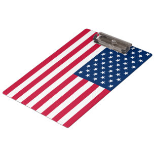 USA Flag Clipboard - Patriotic
