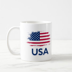 USA Flag Coffee Mug