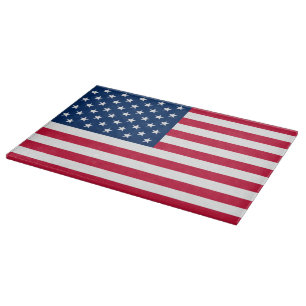 USA Flag Cutting Board Patriotic