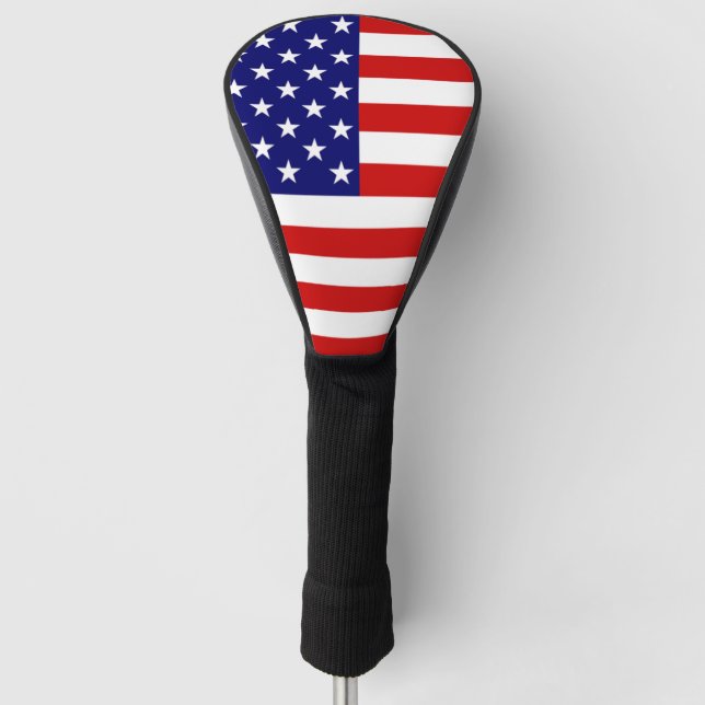 USA Flag dccnt Golf Head Cover (Front)