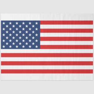 USA Flag Decoupage Tissue Paper