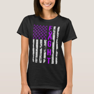 Usa Flag Distressed N Heimerheimer's Awareness Sup T-Shirt