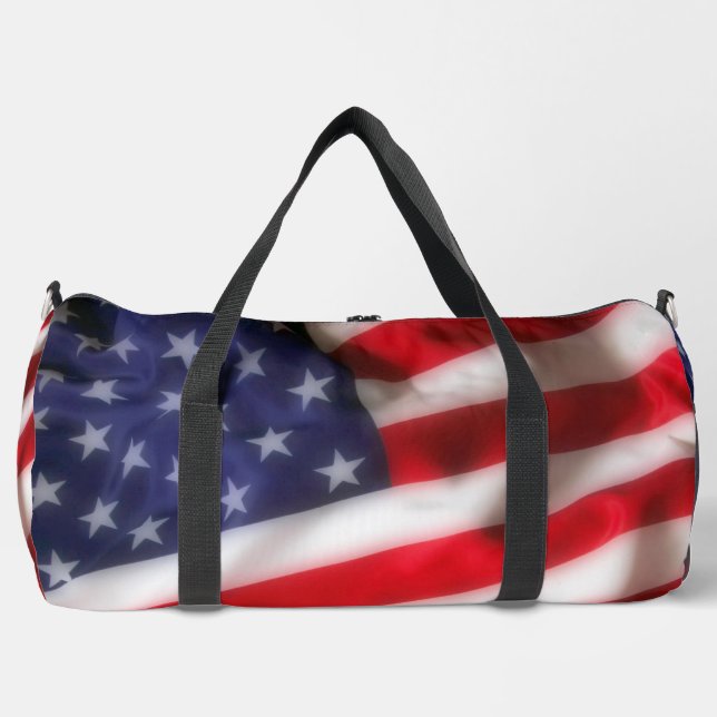 USA Flag Duffle Bag (Front)