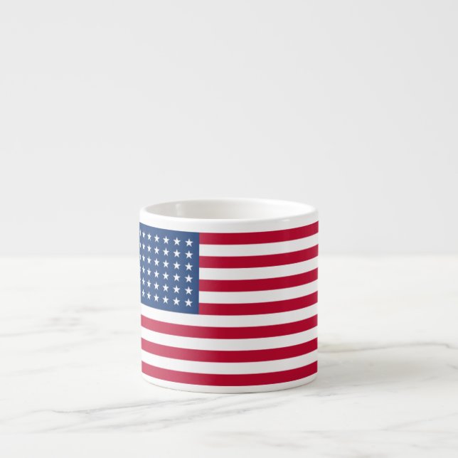 USA Flag Espresso Mug (Front)