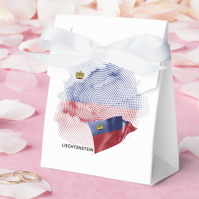 USA flag Favor Box (Wedding)