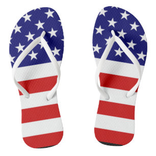 USA Flag ffcn Flip Flops