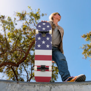 USA flag, flag of USA Skateboard