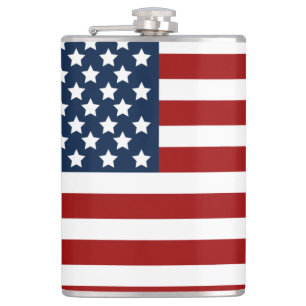 USA Flag Flask