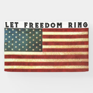 USA Flag Freedom Banner