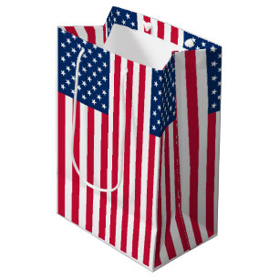 USA Flag Gift Bag
