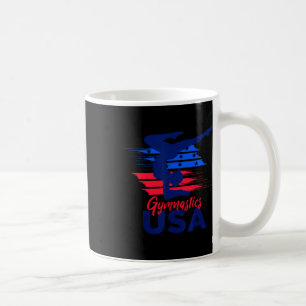 Usa Flag Gymnastics Usa Support Coffee Mug