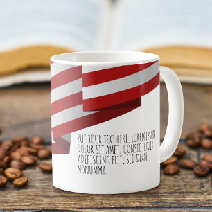 USA Flag Insignia Pop Art Coffee Mug