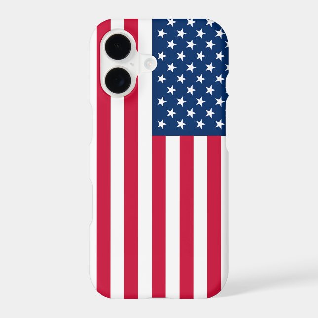 USA Flag iPhone Case (Back)