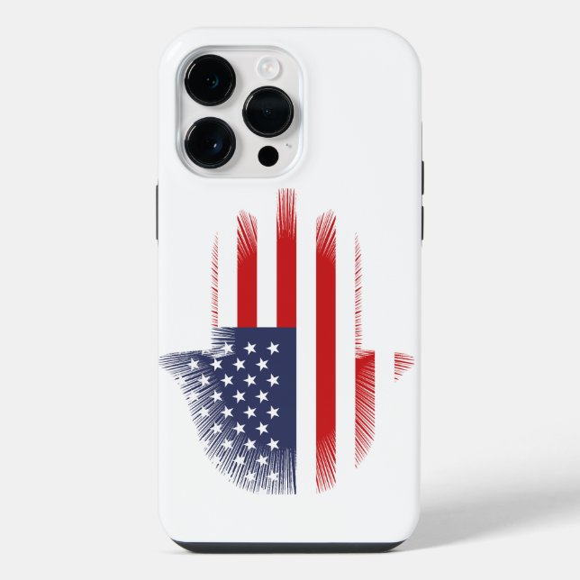 USA Flag iPhone Case (Back)