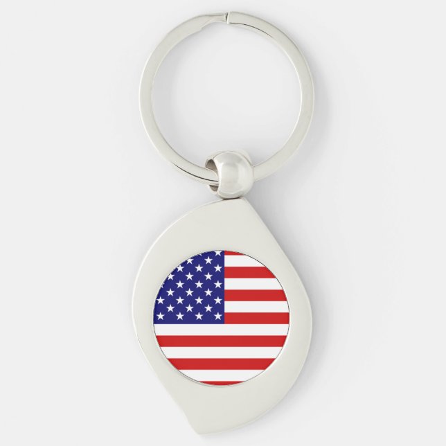 USA Flag kccnt Keychain (Front)