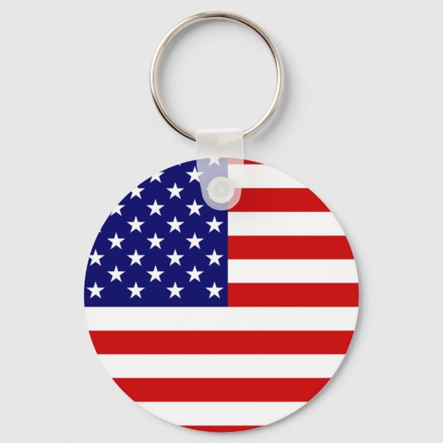 USA Flag kccnt Keychain (Front)