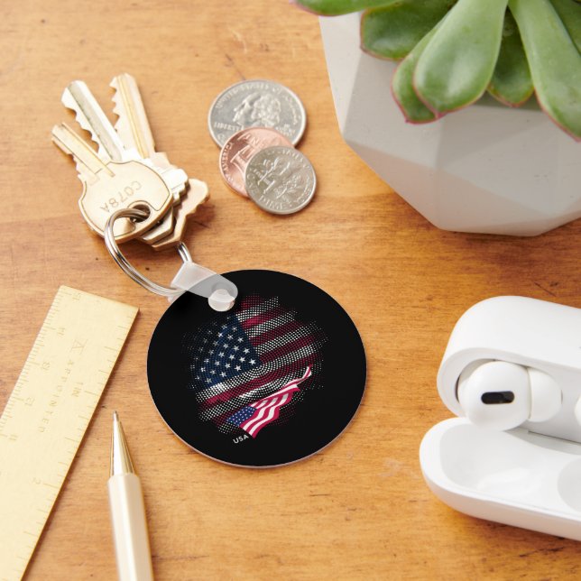 USA flag Keychain (Desk)