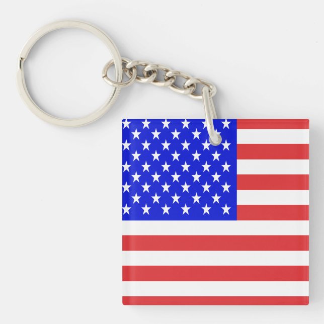 USA Flag Keychain (Front)