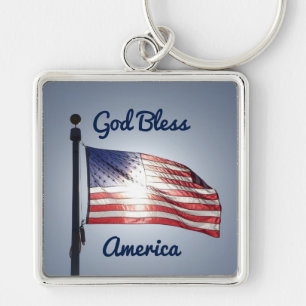 USA Flag Keychain