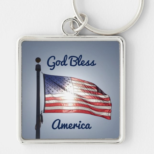 USA Flag Keychain (Front)