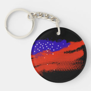 USA Flag Keychain