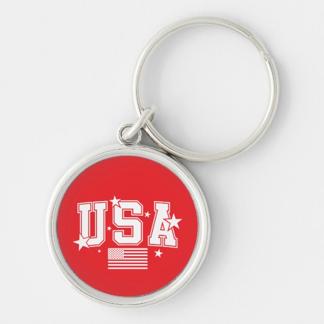 USA Flag Keychain (Front)