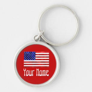 USA- FLAG KEYCHAIN