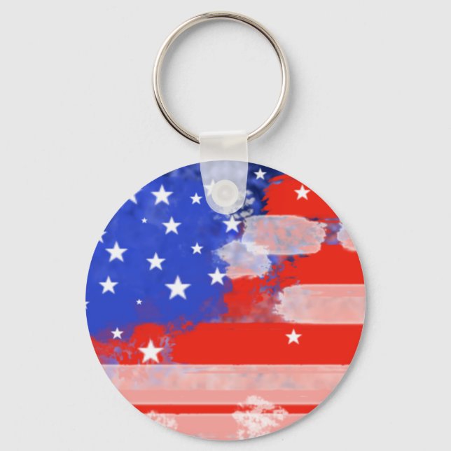 USA flag Keychain (Front)