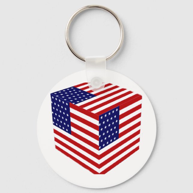 USA Flag_ Keychain (Front)