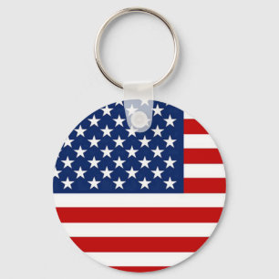 USA Flag Keychain