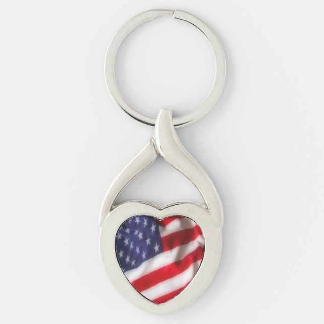 USA Flag Keychain (Front)