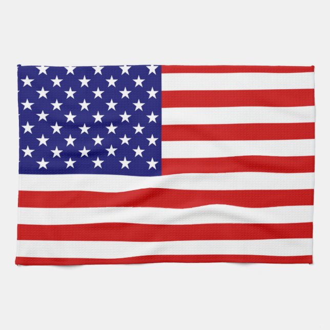 USA Flag ktcnt Kitchen Towel (Horizontal)